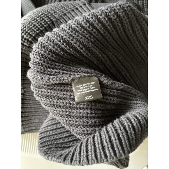 Jenni Kayne Cotton Cocoon Cardigan Black XXS - Picture 8 of 8